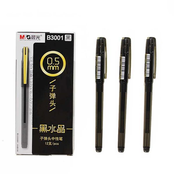 晨光中性笔黑水晶 agpb3001a 0.5mm 黑色_晨光