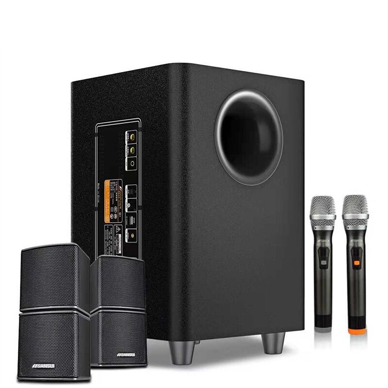 山水 音箱 q3 8寸大功率低音炮 标配uhf全金属无线话筒,带光纤接口