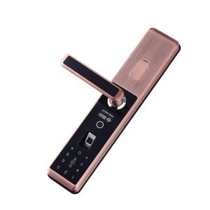 固力guli 指纹密码锁 ao1 红古铜_固力