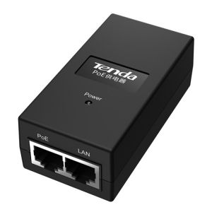 腾达poe供电模块 poe15f rj45 100米供电 黑色_国产