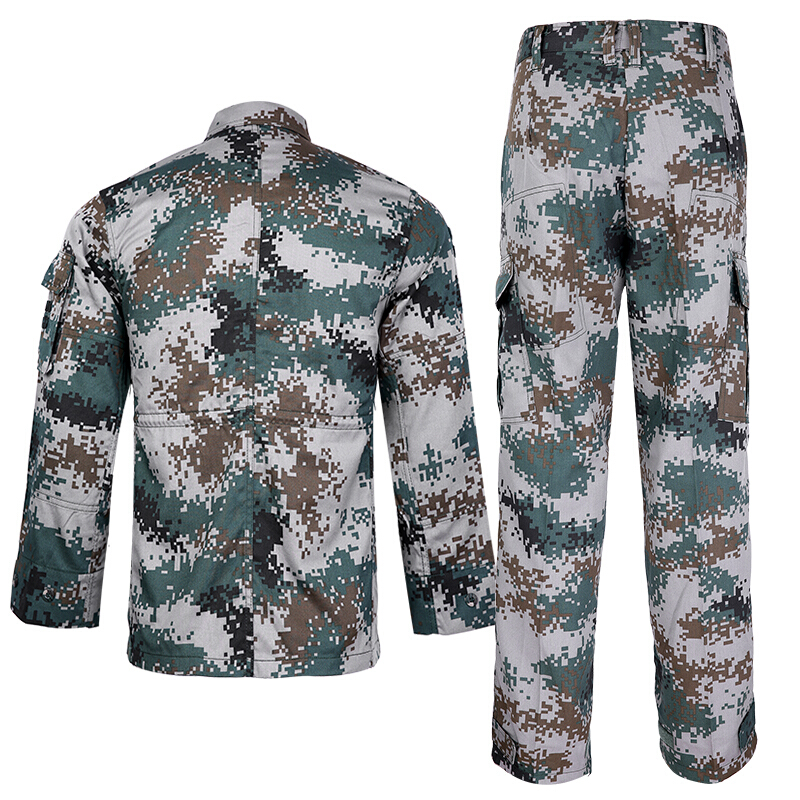 兵行者16式林地荒漠迷彩服套装 p253 165/84-88 材质:化纤面料林地
