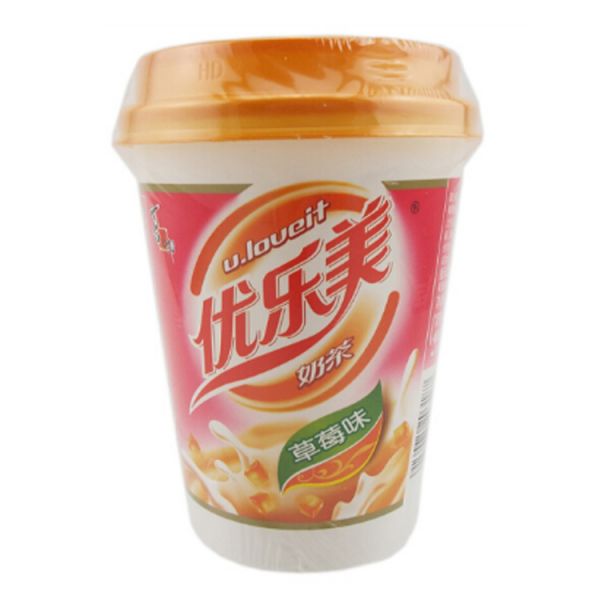 优乐美奶茶 80g 草莓味_优乐美