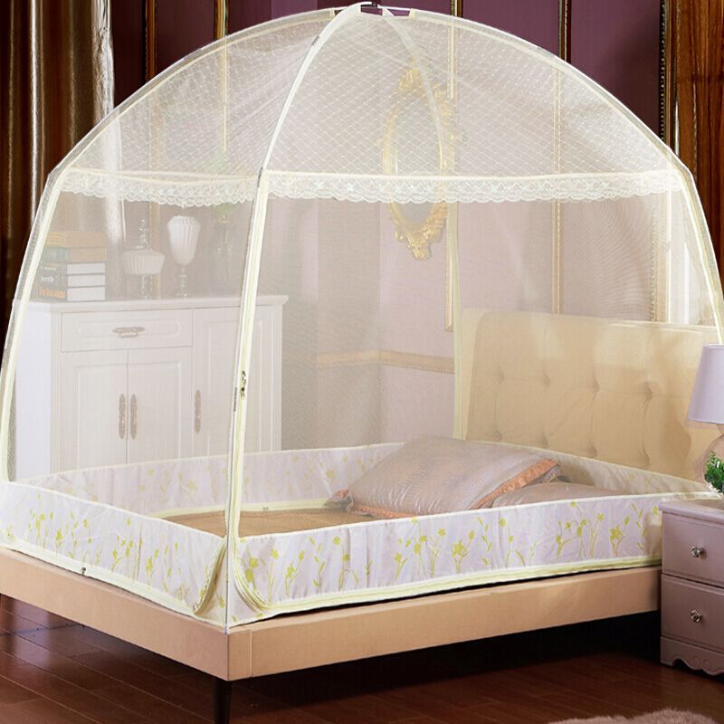 南极人蚊帐 njwz14 1.8m 黄色_南极人