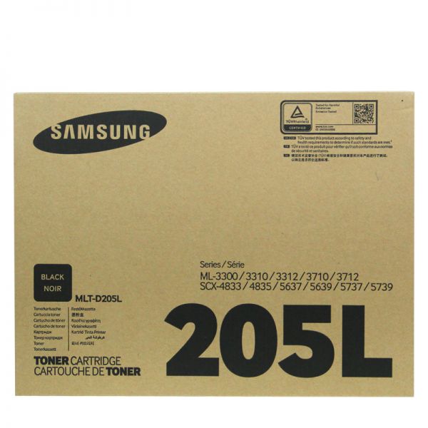 (samsung)mlt-d205l 黑色打印机硒鼓 大容量 适用于ml-3310 ml-3710