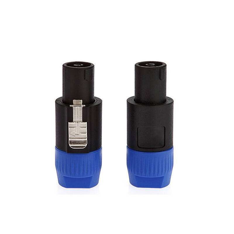 天玛spk音箱连接头 au-007w 纽垂克spk音箱插头 黑色_天玛