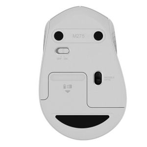 罗技 无线鼠标 m275 白色 usb 2.4ghz_罗技(logitech)