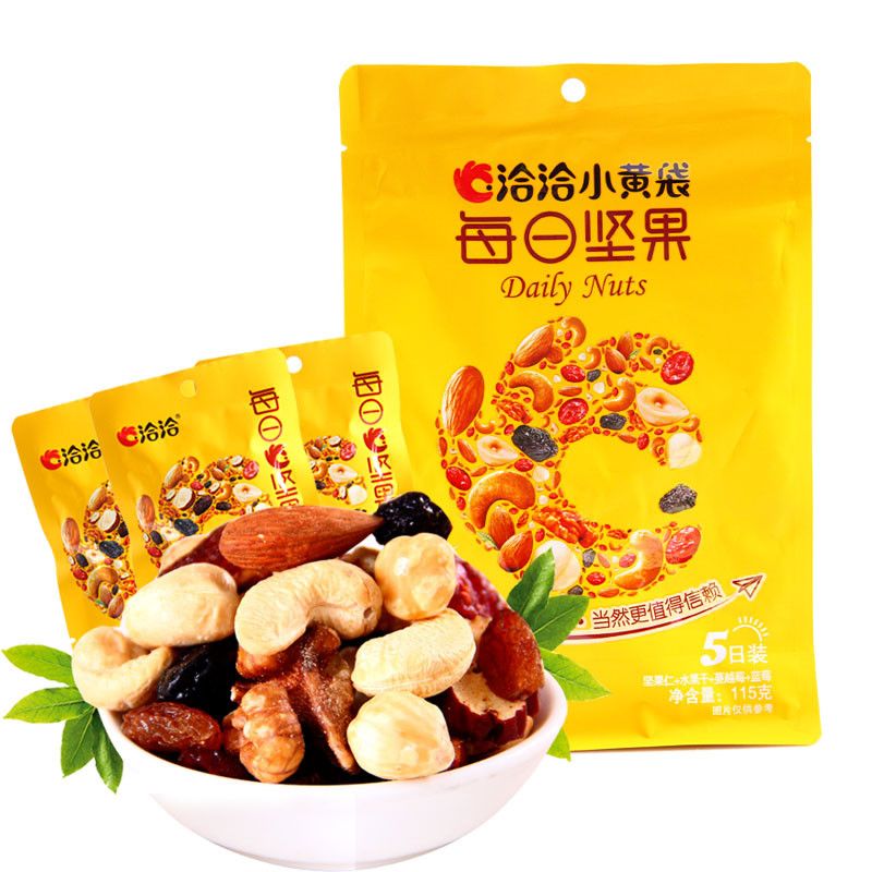 洽洽 小黄袋每日坚果21日装 483g_洽洽