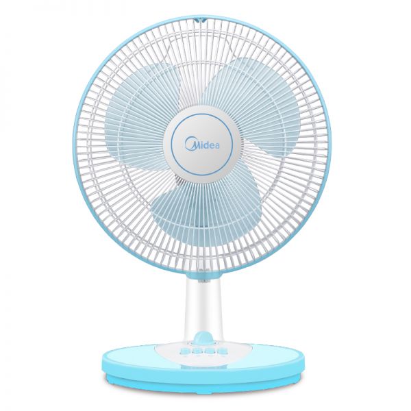 美的(midea) ft40-15a 电风扇 台式 按键式 三叶 摇头 50w 3档 有定时