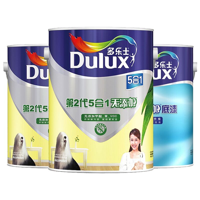 多乐士a611 a914-65663内墙乳胶漆套装15l哑光白_多乐士