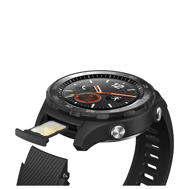 华为智能手表 leo-dlxx huawei watch 2 4g版 支持独立sim卡通话 碳晶