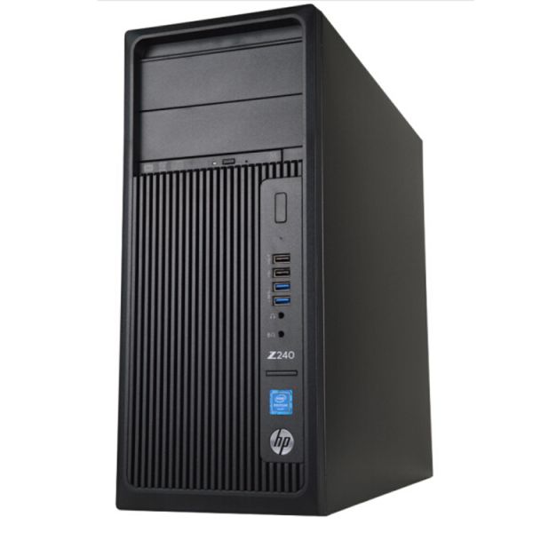 惠普工作站 z240 tower/e3-1225v5/16g/256gssd 1t/4g独显/dvd-rw/dos