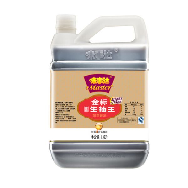 味事达金标生抽王酱油 1600ml_味事达