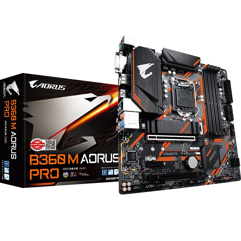 技嘉(gigabyte)b360 m aorus pro 小雕 台式电脑主板 可升级intel03
