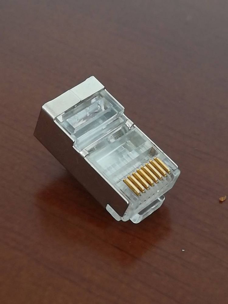 康普 原装超五类网络水晶头 8-554720-3 接口rj-45 100个/包 原安普