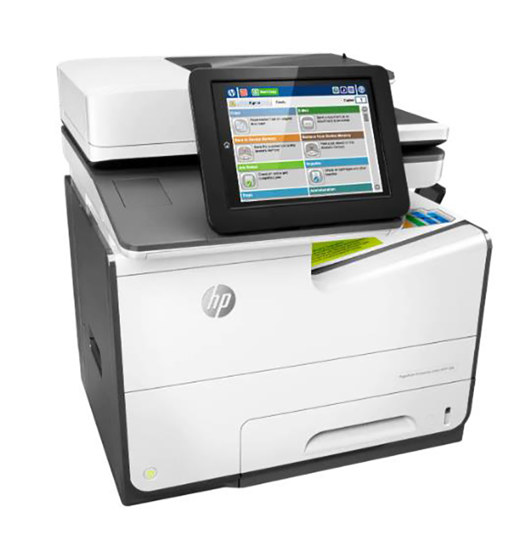 惠普 彩色喷墨多功能页宽一体机 hp pagewide color mfp 586dn a4 50