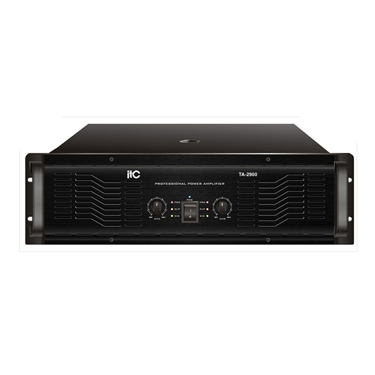 itc 专业功放 ta-2900 xlr trs接口 双声道 不带蓝牙 内置30hz/50hz