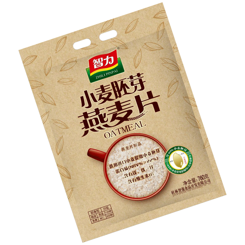 智力小麦胚芽燕麦片600g6个月