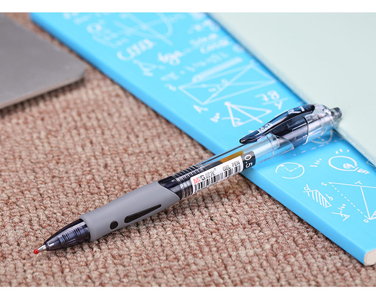 晨光 签字笔 gp-1008 0.5mm 按制 黑色_晨光