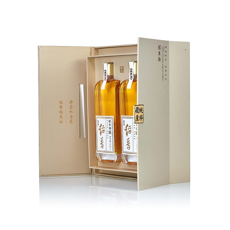 金龙鱼 稻香稻米油(500ml*2)标准礼盒(6瓶一箱 60瓶起订)_金龙鱼