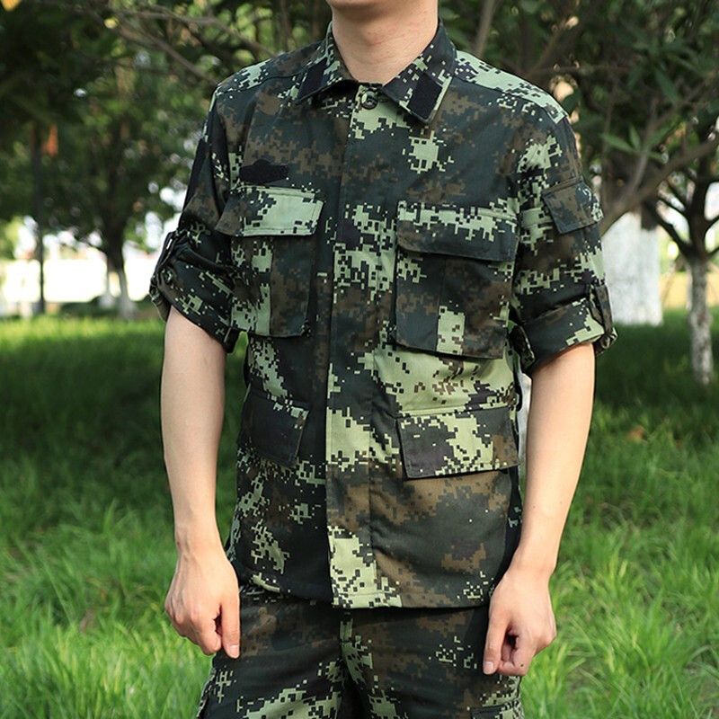 五点五六 武警迷彩作训服 夏季 175cm 140-160斤 衣服 裤子_五点五六
