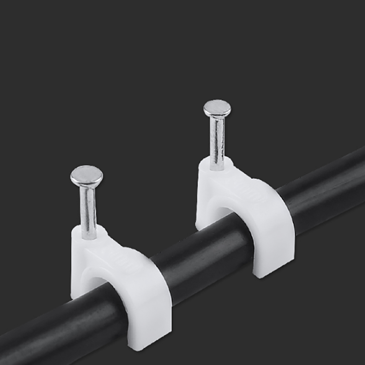 多联 线管卡扣 u型卡 25mm 工程塑料 100只/包 白色_多联