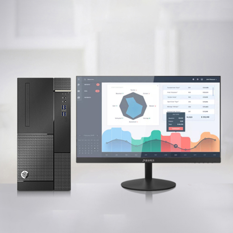 清华同方 台式电脑 超越e500-10001 intel赛扬十代 g5900_清华同方